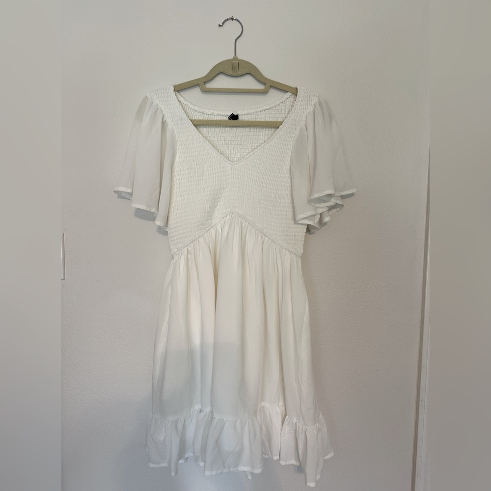 White Bridal Shower Dress